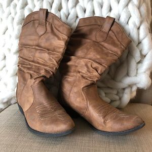 Slouchy Cowgirl Boots